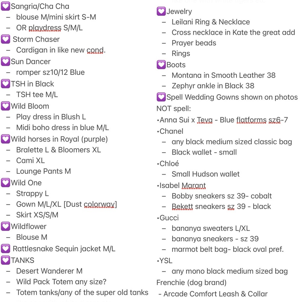 🦄~*ISO Spell List!*~🦄 - Picture 5 of 16